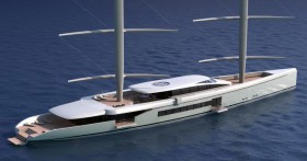 Kontakt zum Wasser sollen die Pforten und die Treppe im Heck der Mantis 67 bieten © Dixon Yacht Design Kontakt zum Wasser sollen die Pforten und die Treppe im Heck der Mantis 67 bieten © Dixon Yacht Design