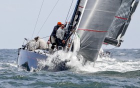 Die ‘Leu’ wurde bestes deutsches Boot in der Gruppe B und verpasste das Podium nur um zweieinhalb Punkte. Foto: OKpress Die 'Leu' wurde bestes deutsches Boot in der Gruppe B und verpasste das Podium nur um zweieinhalb Punkte. Foto: OKpress