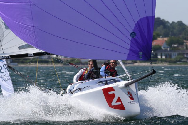 Mächtig Druck am Freitag sorgt für besten Segelsport beim ersten dänischen Segelliga-Event. © Per Heegaard Sejlsportsligaen Dänemark