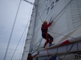 Überall vorne dabei ƒ roser Preuss entwickelte sich schnell zur engagierten Seglerin © clipper round the world Überall vorne dabei ƒ roser Preuss entwickelte sich schnell zur engagierten Seglerin © clipper round the world
