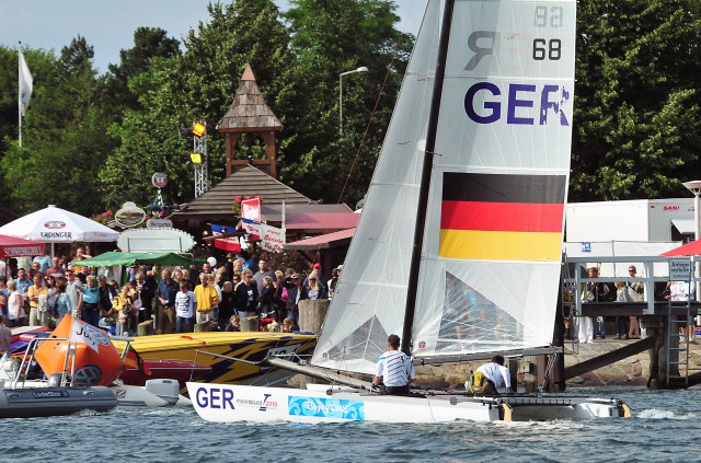 Die Travemünder träumen sogar davon, die Medaillenrennen auf der Trave austragen zu lassen. ©Marina Könitzer Die Travemünder träumen sogar davon, die Medaillenrennen auf der Trave austragen zu lassen. ©Marina Könitzer