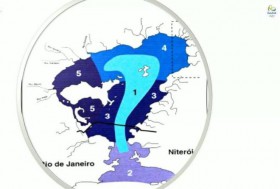 So verlaufen die wichtigsten Strömungen in der Bucht: hell = hoher Austausch, dunkel = nahezu Stillstand © secretario do ambiente