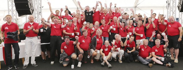 Das 120-köpfige Helferteam des Kieler Yacht-Clubs durfte stolz auf seine ORC-Rekord-WM sein. ©segel-bilder.de Das 120-köpfige Helferteam des Kieler Yacht-Clubs durfte stolz auf seine ORC-Rekord-WM sein. ©segel-bilder.de