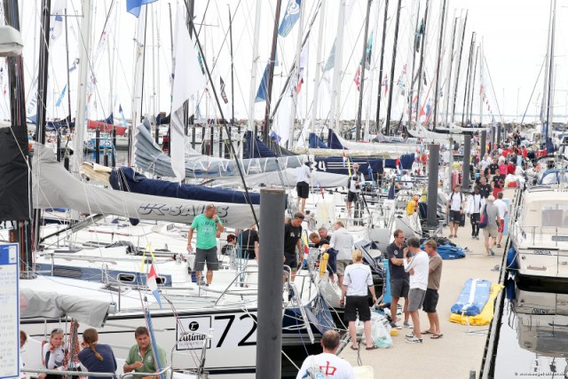 Die Hafenanlage im Olympiazentrum Kiel-Schilksee von 1972 – hier bei der ORC-WM 2014 – gilt nach wie vor als funktionell. ©segel-bilder.de Die Hafenanlage im Olympiazentrum Kiel-Schilksee von 1972 - hier bei der ORC-WM 2014 - gilt nach wie vor als funktionell. ©segel-bilder.de