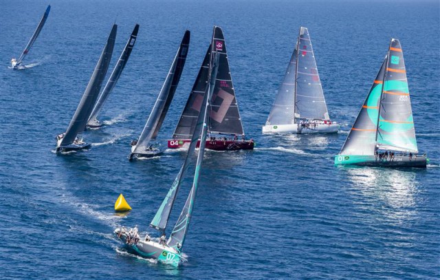 Die TP52-Klasse – hier vor Capri – ist mit acht Neubauten für 2015 im Aufwind. ©Carlo Borlenghi/Rolex Die TP52-Klasse - hier vor Capri - ist mit acht Neubauten für 2015 im Aufwind. ©Carlo Borlenghi/Rolex