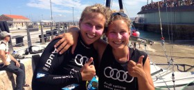 Victoria Jurzok und Anika Lorenz siegten im Medalrace und holten einen starken fünften WM Platz. © Jurzok/Lorenz Jurzok Lorenz
