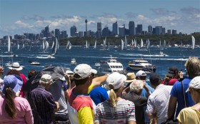 Für die Segel-verrückten Australier ein "Must-be-there"-Event © Forster
