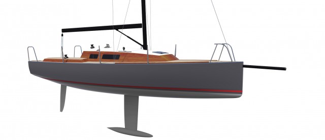 Moderne Anhängsel mit tiefem T-Kiel und Spatenruder dürften die Avanti 26 gescheit segeln lassen © Hans-Jürgen Segbers/Performance Yacht Design