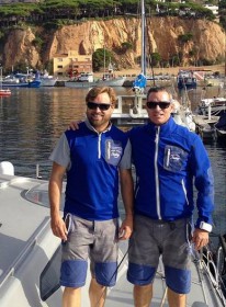 Alex Thomson und Pepe Ribes sind wieder an Land. © Hugo Boss Hugo Boss
