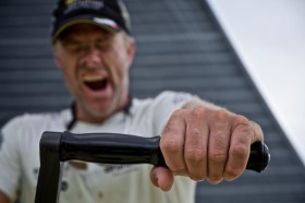 Gerd-Jan Poortman ist auf Brunel nicht mehr ganz so frisch. © Stefan Coppers/Team Brunel/Volvo Ocean Race Volvo Ocean Race