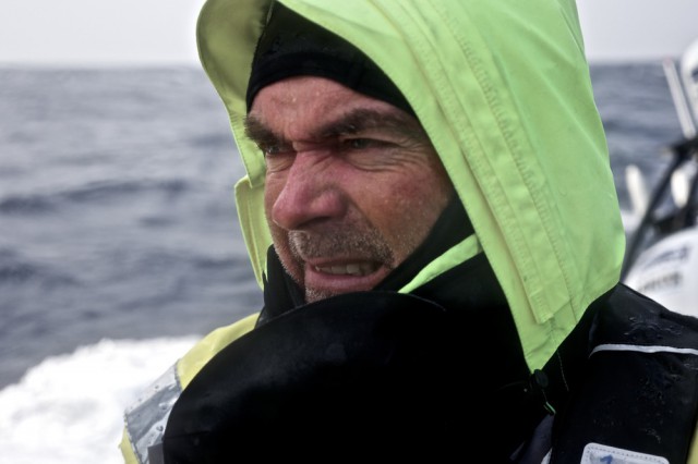 Bouwe Bekking im Kampfmodus. Er will es jetzt wissen. © Stefan Copper / Team Brunel / Volvo Ocean Race Volvo Ocean Race