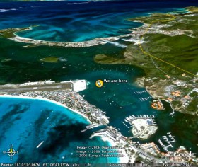 Das Nadöhr zur Simpson Bay Lagune in St Maarten