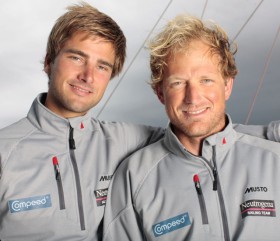 Wollen gemeinsam auf der ex Banque Populaire VII Hochseerekorde knacken: Ryan Breymaier (rechts) und Boris Herrmann © breymaier Wollen gemeinsam auf der ex Banque Populaire VII Hochseerekorde knacken: Ryan Breymaier (rechts) und Boris Herrmann © breymaier