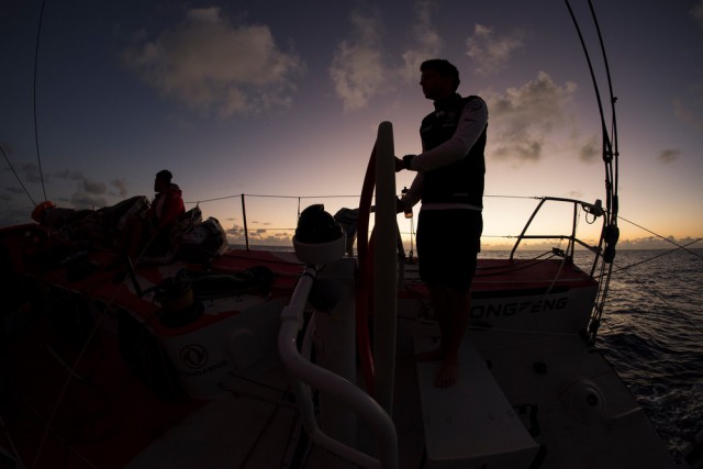 Dongfeng segelt mit dem gewissen Extra Speed. © Sam Greenfield / Dongfeng Race Team / Volvo Ocean Race Volvo Ocean Race