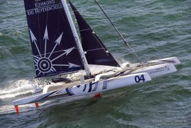 Eigentlich sind MOD70 ja bekannt dafür, dass sie sowieso mehr fliegen als durch die Wasser stechen – auch ohne Foils © zedda/gitana Eigentlich sind MOD70 ja bekannt dafür, dass sie sowieso mehr fliegen als durch die Wasser stechen – auch ohne Foils © zedda/gitana