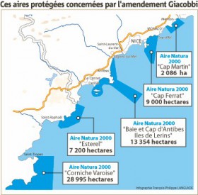 Beispiel Cote d’Azur: Ein Großteil der spannenden Küstenabschnitte könnte betroffen sein © syndicat d’initiative Beispiel Cote d'Azur: Ein Großteil der spannenden Küstenabschnitte könnte betroffen sein © syndicat d'initiative