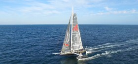Alaion Thebault, Hydroptere, Trans-Pac-Rekord