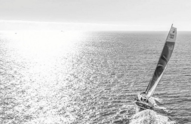 Boot aus alten Zeiten: ein Finot Design von 1998 soll Destremau problemlos um den Globus segeln © vendée globe destremau, vendée Globe,