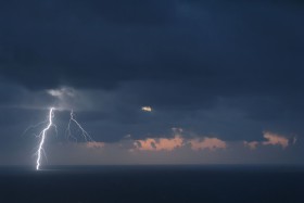 Gewitter, Meer