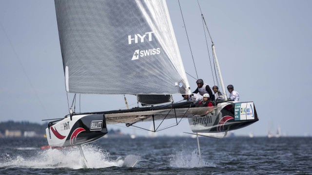 Alinghi hat die 2015 Bullitt GC32 Racing Tour auf der Kieler Innenförde gewonnen. © Sander van der Borch Alinghi hat die 2015 Bullitt GC32 Racing Tour auf der Kieler Innenförde gewonnen. © Sander van der Borch