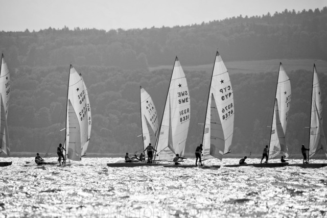 Vorwind Action im Star. Áb sechs Knoten durfte frei gepumpt werden. © Studio Borlenghi – Andrea Pisapia Star Sailors League