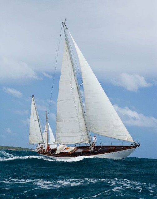 So ungefähr sah die Yawl bei ihrem Schicksalstörn aus © yachtworld Apollonia, Mord, Kriminalfall, Yawl
