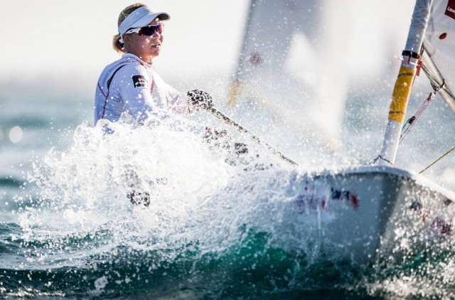 Rindom holt nach neun Jahren mal wieder WM Gold für Dänemark in einer olympischen Klasse. © Mark Lloyd Laser Radial Worlds Oman