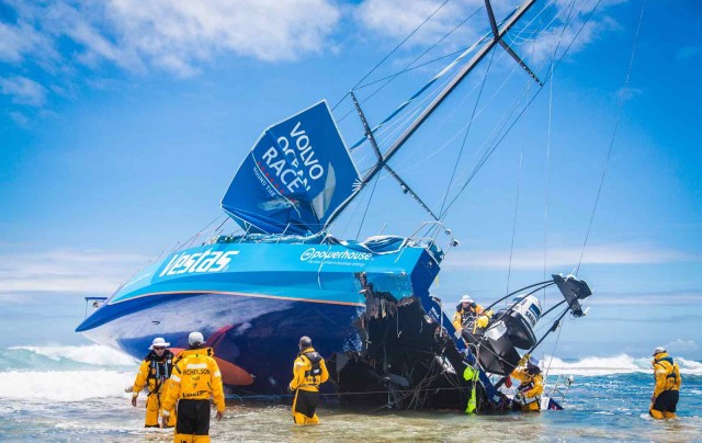 Bild eines Desasters. Der Verlust von Vestas beim Volvo Ocean Race. © Brian Carlin