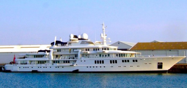 Die 92 Meter Yacht “Tatoosh” soll mit ihrer Ankerkette ein Korallenriff schwer beschädigt haben. © wiki Paul Allen Tatoosh
