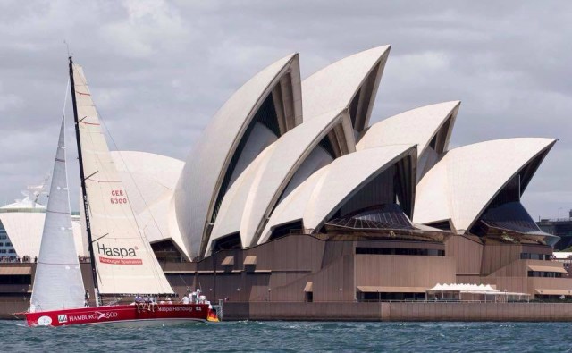 Zuvor nahm die HASPA Hamburg an der legendären Regatta Sydney Hobart teil © HVS Haspa Hamburg, Weltumseglung, junge Crew