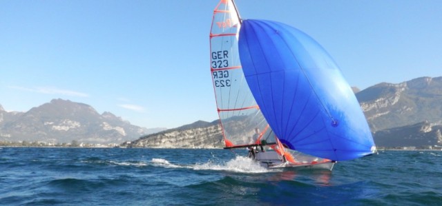 29er Training der Jugendabteilung des Yachtclub Radolfzell am Gardasee © YCRA