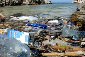 Angeschwemmter Müll an einem kroatischen Strand © mitmischen.de Kroatien, Müll, Strand, EU-Kommission