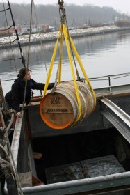 Rumfässer wurden monatelang zur “Reife auf See” transportiert © segelreederei hass Frachtsegeln, Linienverkehr, Segelreederei Hass, Pleite