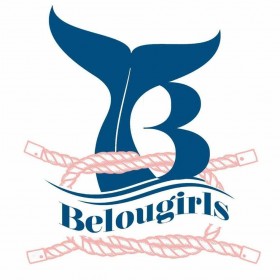 Das Logo der Belougirls © belougirls Belouga, Holzboot, Restaurierung, Frauencrew