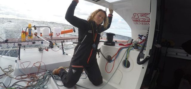 THE TRANSAT, Isabelle Joschke, einhand, Class 40.