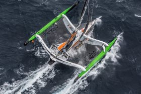Sodebo, Coville, Trimaran, Rekordsegeln