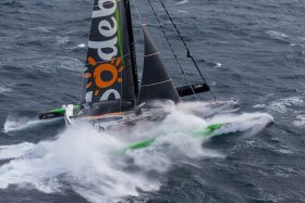 Sodebo, Coville, Trimaran, Rekordsegeln
