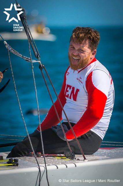 Selbst Finn-Champ Jonas Høgh-Christensen (DEN) scheint nach vier Rennen müde zu sein. © SSL/Marc Rouiller Star Sailors League