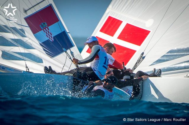 Laser Silber-Gewinner Tonci Stipanovic hat intensiv mit dem Starboot trainiert und segelt in den Top Ten. © SSL/Marc Rouiller Star Sailors League