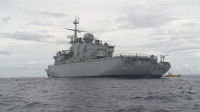 Mit dieser Fregatte patrouilliert die französische Armee im pazifischen Raum ihrer Überseegebiete © marine francaise Schmuggel, Drogen, Katamaran, Polynesien