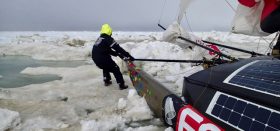 Nordpol, Abenteuer, Katamaran, schieben