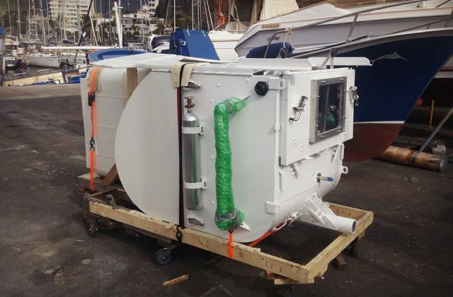 So wurde der Segel-Untersatz auf die Kanaren geliefert. © Kent little boat project