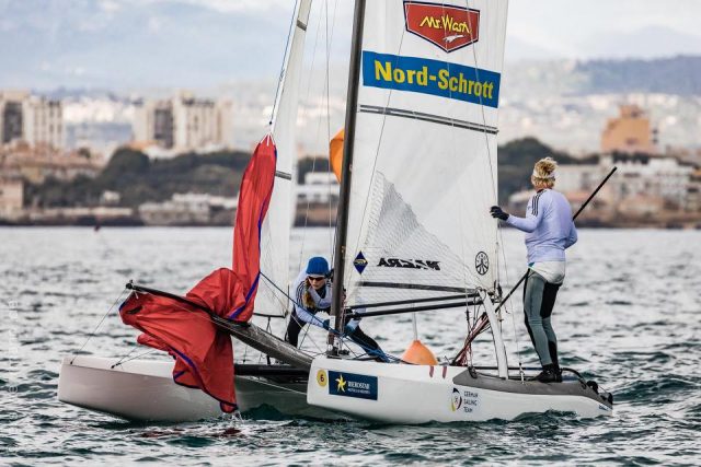 Erichsen und Wedemeyer lauern auf den Einzug ins Medalrace. © Wehrmann/DSV