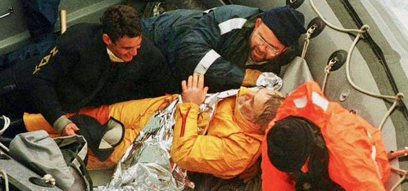 Rettung, Wunder, 1997 Vendée Globe, Bullimore