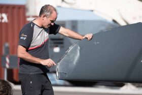 Land Rover BAR Team, Crash