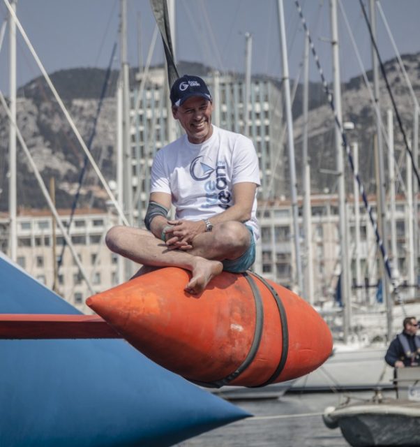 Keel walk, keel sit… kann Destremau auch alles! © vendée globe Destremau, Buch, Vendée Globe