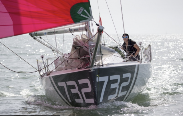 Die 23-jährige Lina Rixgens ist als eine der jüngsten Frauen in der 40 jährigen Mini-Transat-Geschichte mit dabei © breschi Mini Transat 2017, Vorbereitung