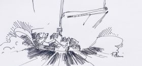 Mini. Transat, cartoon, Francois Denis