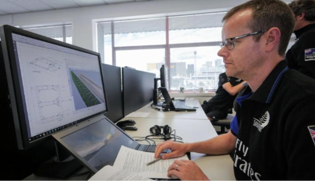 Bernasconi hat sich den neuen AC75 Cupper ausgedacht. © ETNZ