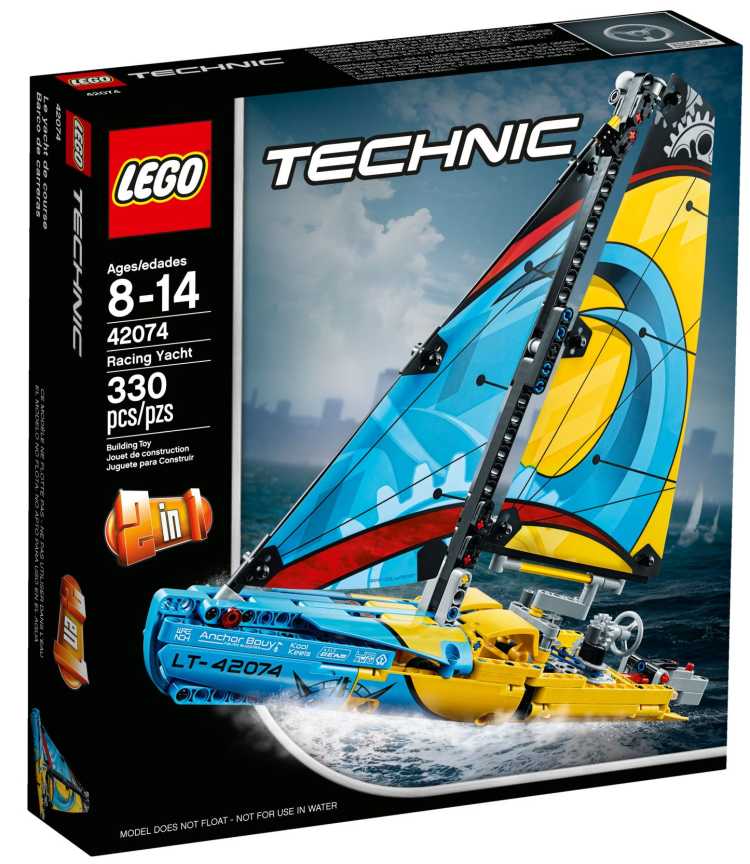 Das Lego Rennyacht-Set. © Lego